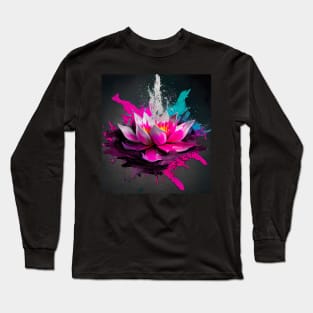 Floral Artwork Designs Long Sleeve T-Shirt